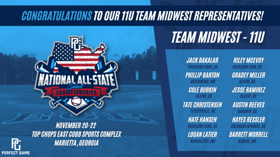 11U National AllState Select Championships Roster Perfect Game